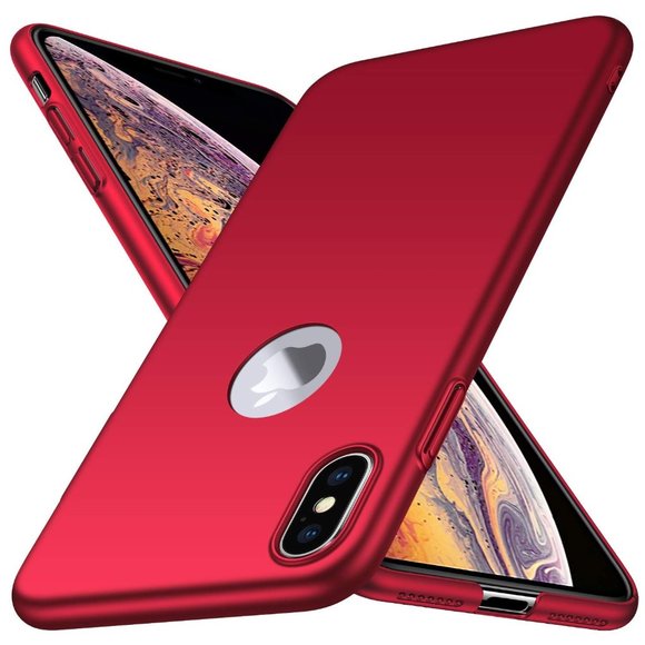 NEW iPhone Xs 10s Max Case Cover Slim Thin Red - Picture 2 of 10